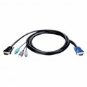 D-Link DKVM-402 cable para video, teclado y ratón (kvm)