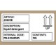 DYMO Shipping / name badge labels
