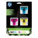 HP 363 3-pack Cyan/Magenta/Yellow Ink Cartridges