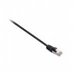 V7 Cable de red STP blindado CAT6 (RJ45m/m) negro 0,5 m