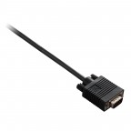 V7 Cable pantalla VGA 3 HDDB15 (m/h) negro m