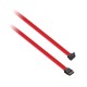 V7 Cable SATA de ángulo recto 7-P (m/m), rojo 1 m