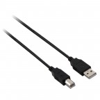 V7 Cable USB 2.0 de a B (m/m), negro 3 m