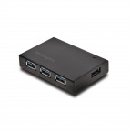 Kensington Cargador y hub USB 3.0 de cuatro puertos UH4000C: