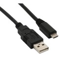V7 Cable micro-USB negro USB 2.0 a Micro-B (m/m) 2 m