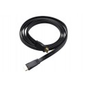 V7 Cable plano HDMI (m/m), conector chapado en oro