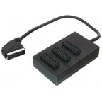 V7 Scart Splitter 3 Way 0.4m Cabl