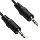 V7 Cable de Audio 2x clavija 3,5 mm M/M, negro 1,8 m