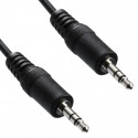 V7 Cable de Audio 2x clavija 3,5 mm M/M, negro 1,8 m