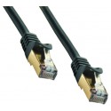 V7 Cable de red CAT5e RJ45 STP apantallado, gris oscuro 5 m