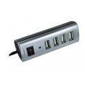 V7 Usb Hub 4-port Power Adapt Perp