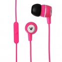 V7 Auriculares estéreo con micrófono incorporado - Rosa