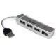 StarTech.com Adaptador Concentrador HUB Ladrón USB 2.0 de 4 