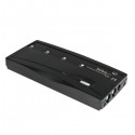 StarTech.com Juego de Conmutador Switch KVM 4 Puertos Vídeo 