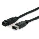 StarTech.com Cable FireWire de 9 a 6 Pines IEEE-1394 1