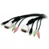 StarTech.com Cable KVM 4 en 1 de 1