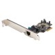 StarTech.com Adaptador Tarjeta de Red PCI Express PCI-E 1 Pu