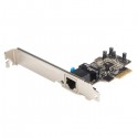 StarTech.com Adaptador Tarjeta de Red PCI Express PCI-E 1 Pu