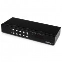 StarTech.com Conmutador Matrix VGA de 4 Puertos 4x4 con Audi