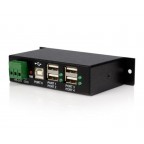StarTech.com Adaptador Concentrador HUB Ladrón USB 2.0 4 Pue