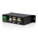 StarTech.com Adaptador Concentrador HUB Ladrón USB 2.0 4 Pue