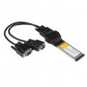 StarTech.com Tarjeta adaptadora Native ExpressCard RS232 ser