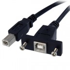 StarTech.com Cable USB de Montaje en Panel B a 30cm - Hembra