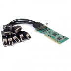 StarTech.com Tarjeta Adaptadora PCI de Perfil Bajo 8 Puertos