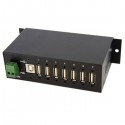 StarTech.com Adaptador Concentrador HUB Ladrón USB 2.0 7 Pue