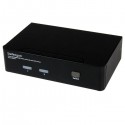 StarTech.com Conmutador Switch KVM 2 puertos HDMI con Hub Co