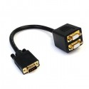 StarTech.com Cable de 30cm Duplicador Divisor Vídeo VGA 2 pu