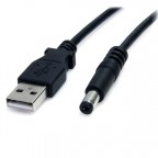 StarTech.com Cable de 91cm alimentación USB a M Tipo Barril 