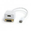 StarTech.com Adaptador Divisor Splitter Mini DVI a HDMI DVI-