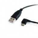 StarTech.com Cable Micro USB de 91cm Acodado - a B en Ángulo