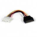 StarTech.com Cable de Alimentación 15cm Adaptador Molex LP4 