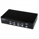 StarTech.com Conmutador Switch KVM de 4 Puertos Vídeo DVI co