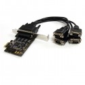 StarTech.com Tarjeta Adaptadora PCI Express PCIe de 4 Puerto