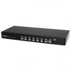 StarTech.com Conmutador Switch KVM 1U OSD y Cables 8 puertos