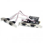 StarTech.com Tarjeta Adaptadora PCI Express PCIe de 4 Puerto