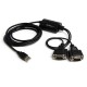 Startech.com Cable 1 8m Usb A 2 Puertos Cabl