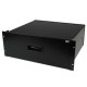 StarTech.com Cajon Metálico Acero Negro 4U 19in Pulgadas par
