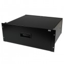 StarTech.com Cajon Metálico Acero Negro 4U 19in Pulgadas par