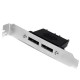 StarTech.com Cabezal Bracket Adaptador de 2 Puertos eSATA co