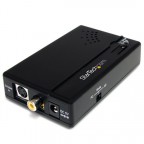 StarTech.com Adaptador Conversor de Audio y Vídeo Compuesto 