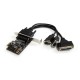 StarTech.com Tarjeta Adaptadora PCI Express PCIe 2 Puertos S