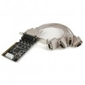StarTech.com Tarjeta Adaptadora PCI de 4 Puertos Serie RS232