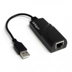 StarTech.com Adaptador Tarjeta de Red Externa NIC USB 1 Puer