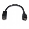 StarTech.com Cable Adaptador 15cm Mini USB a Micro - 1x Micr