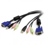 Startech.com Cable Kvm 1 8m Usb Vga Audio Cabl