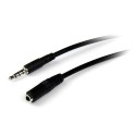 StarTech.com Cable de 2m Extensión Alargador Auriculares Hea